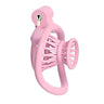 Cage de chasteté négative Nyméa rose en plastique ABS