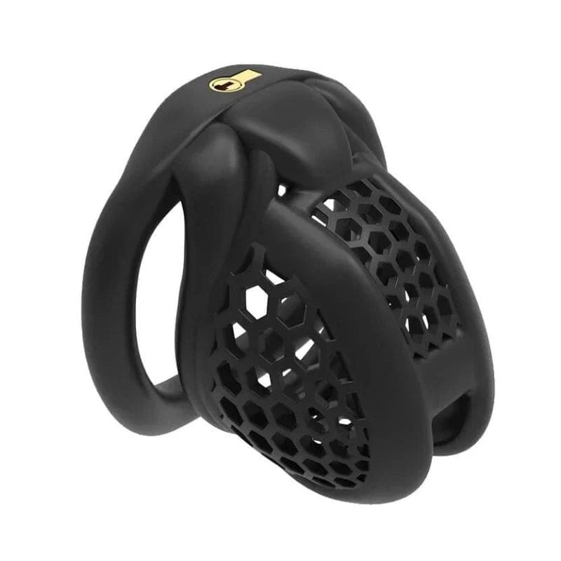 Cage de chasteté ultra-compacte Onyxis en plastique ABS noir